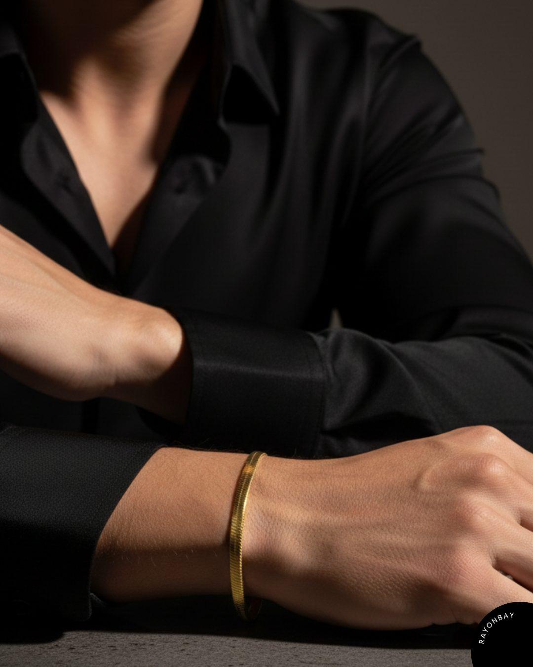 Golden Snake Bracelet
