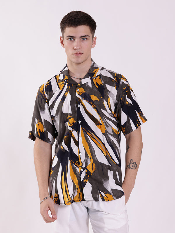 Unisex Mozaic Art Aloha Shirt