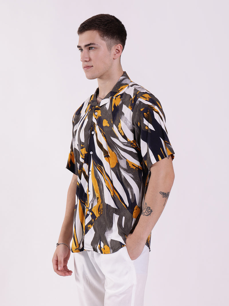 Unisex Mozaic Art Aloha Shirt