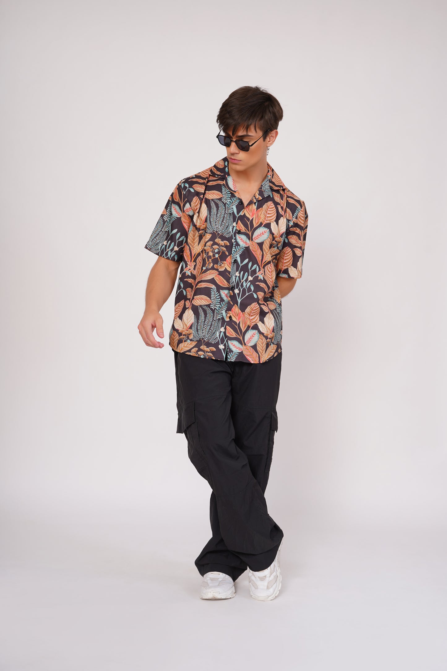 Unisex Dark Tropical Aloha Shirt