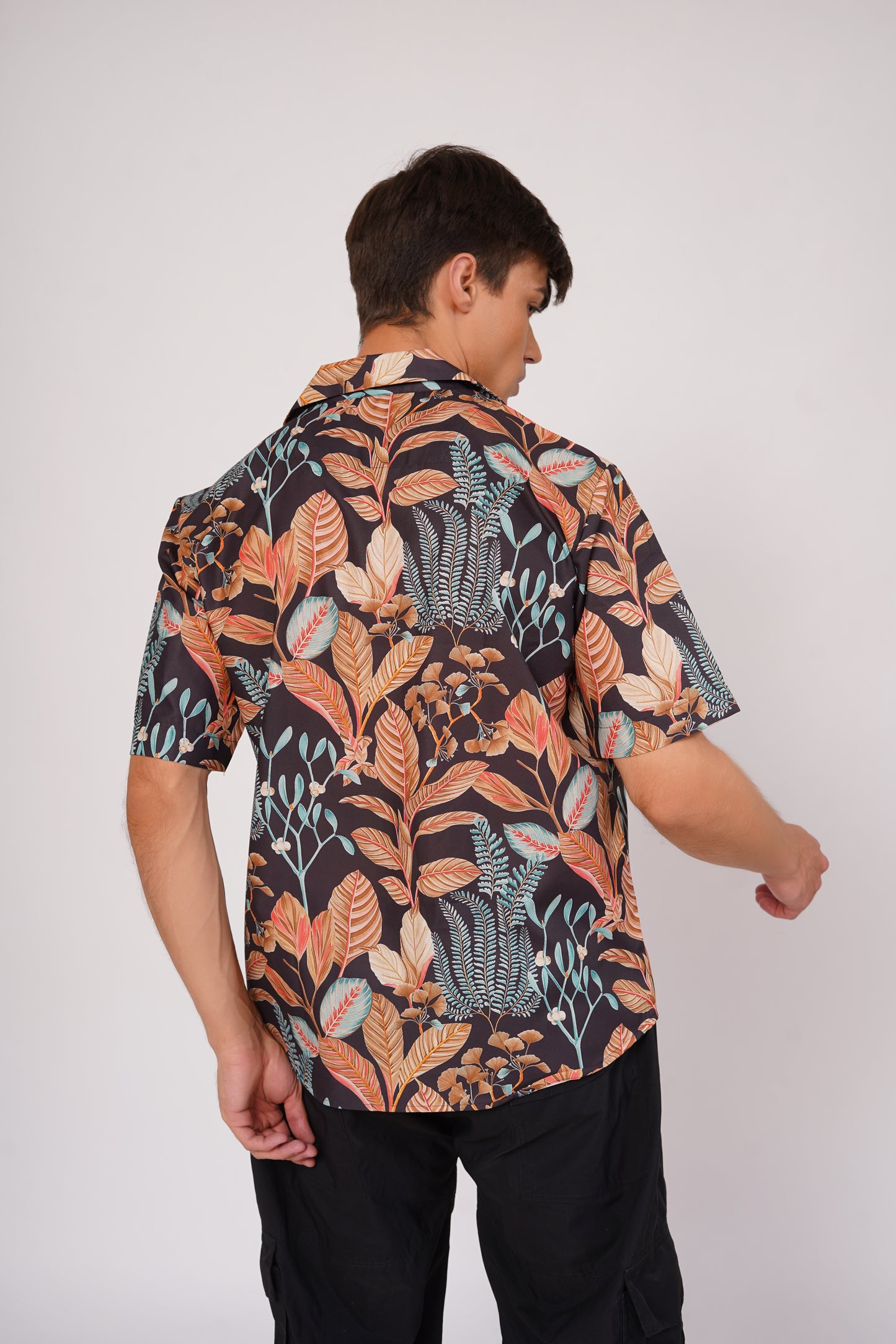 Unisex Dark Tropical Aloha Shirt