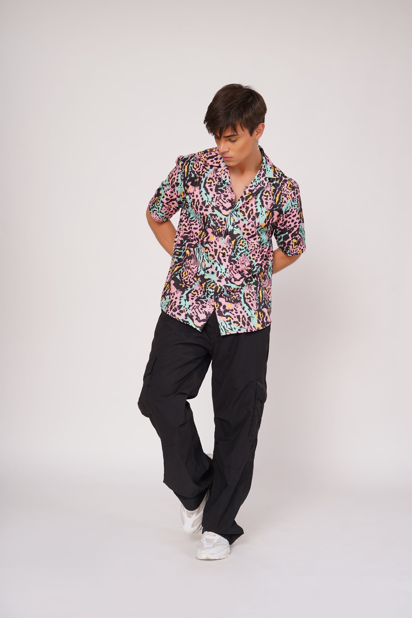 Unisex Exotic Leopard Print Aloha Shirt