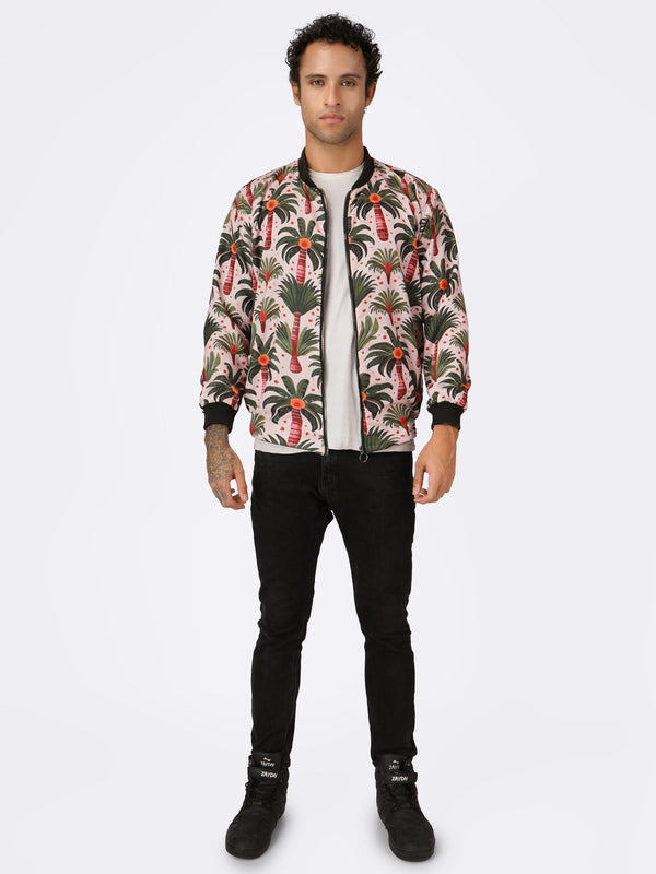 Unisex Tropical Hawaiian Bomber Jacket