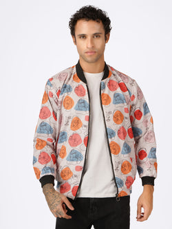 Unisex Modern Abstract Art Bomber Jacket